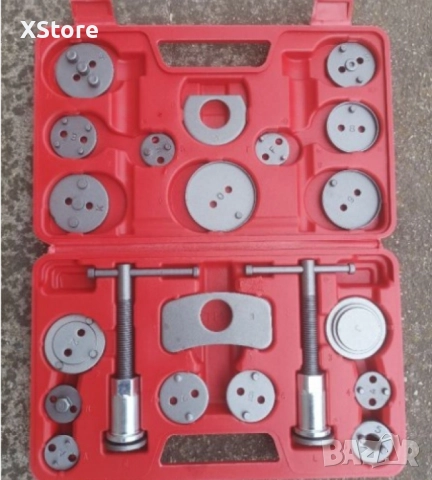 Комплект инструменти KraftRoyal за спирачни апарати и накладки - 21 Части, снимка 4 - Аксесоари и консумативи - 52458489