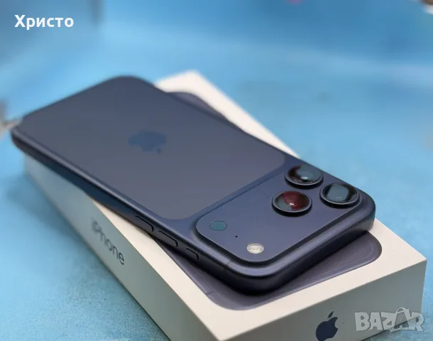 ГАРАНЦИОНЕН!!! APPLE iPHONE 17 Pro Max, 256GB, 5G, Deep Blue, снимка 8 - Apple iPhone - 55728188