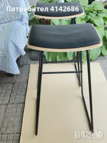 Бар стол с метални крака, снимка 8 - Столове - 56321753