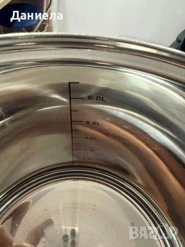 Тенджера Edenberg от неръждаема стомана и многослойно дъно за бързо и равномерно готвене, снимка 13 - Съдове за готвене - 53416538