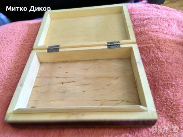 Дървена кутия Лвов Украйна от соца 200х140х55мм, снимка 10 - Декорация за дома - 41628101