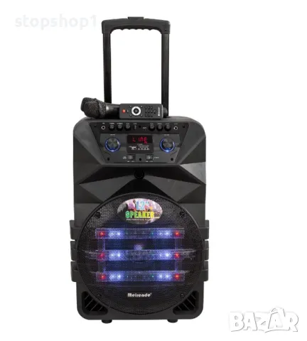 Преносима тонколона 12", Meirende K5-12, Активна, Тип Troller, USB входове, SD карта, Дистанционно, , снимка 3 - Bluetooth тонколони - 48719796