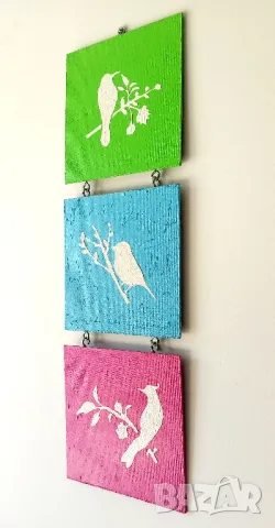 Птиците, снимка 2 - Декорация за дома - 47417283