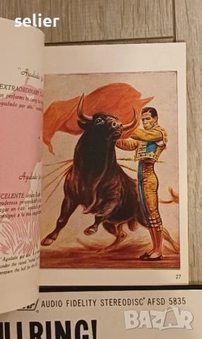 Banda Taurina ‎– ¡Bullring! Music Of The Bull Fight Ring, La Fiesta Brava Издание 🇺🇸 USA 1958г-GAT, снимка 13 - Грамофонни плочи - 53419717