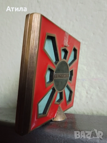 рамка за снимки месинг кристали Сваровски, снимка 3 - Антикварни и старинни предмети - 52920311