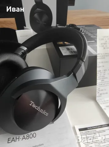 Technics EAH-A800E-K – с гаранция, пълен комплект, без забележки