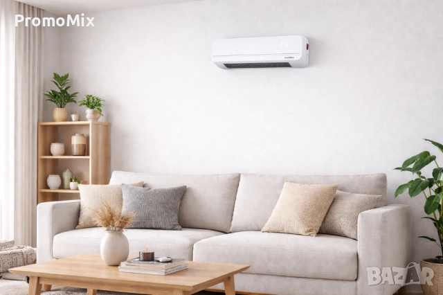 Електрическа печка Bastilipo CS-2000 2000 W духалка с Керамичен нагревател отоплител за стена