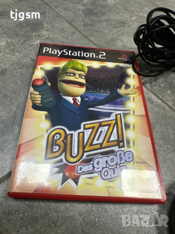 Buzzer Controllers  Sony PlayStation2 + Игра PlayStation 2 PS2 ПС2, снимка 4 - PlayStation конзоли - 44570427