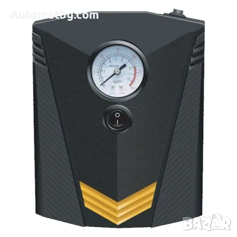 Компресор за гуми Automat, 12V, 100W, 150PSI, Черен