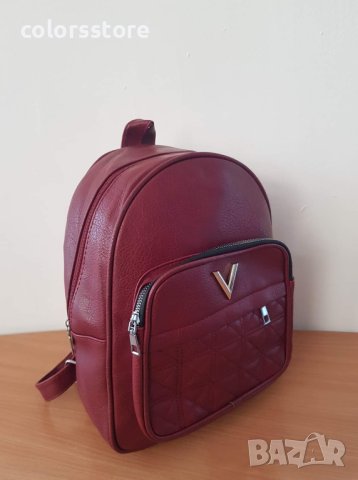 Дамска червена раница кодSG- IM261, снимка 3 - Раници - 39632357