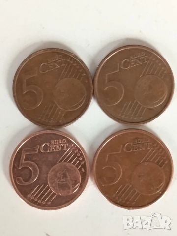5 евро цента от различни държави и години, снимка 6 - Нумизматика и бонистика - 53212186