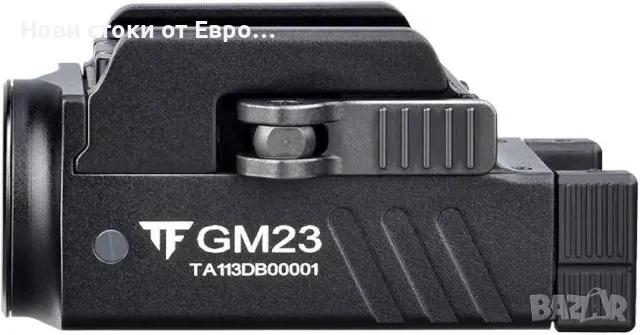 Пистолетна светлина TrustFire GM23 800 лумена Glock Gun Rail Mounted фенерче, USB, снимка 2 - Други - 49384374