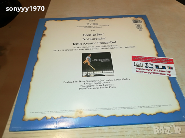 BRUCE SPRINGSTEEN & THE STREET BAND-MADE IN HOLLAND 0704222128, снимка 10 - Грамофонни плочи - 36382220