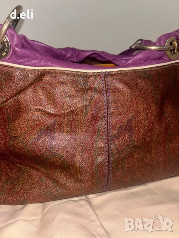 ETRO Original 100% Кожа Голяма чанта, снимка 2 - Чанти - 52333094