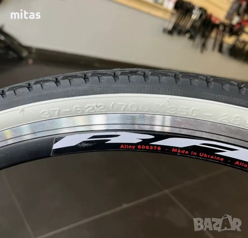 Велосипедна гума KENDA Eurotrek (28 x 1.25) (32-622), бели бордове, снимка 6 - Части за велосипеди - 40890561