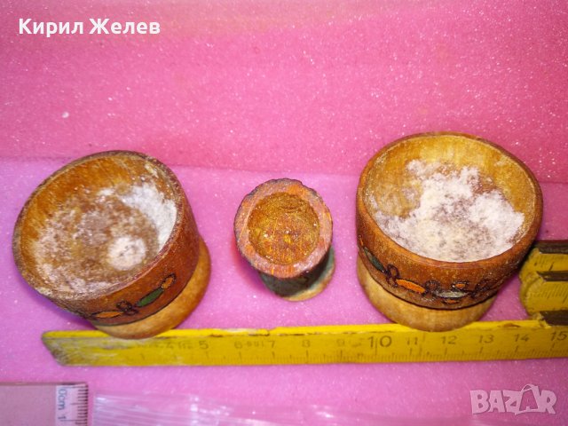 СТАР ДЕКОРАТИВЕН КОМПЛЕКТ ПИРОГРАФИРАНИ ДЪРВЕНИ МИНИАТЮРИ За КОЛЕКЦИЯ ТЕМАТИЧЕН ИНТЕРИОР 42943, снимка 3 - Колекции - 44155789