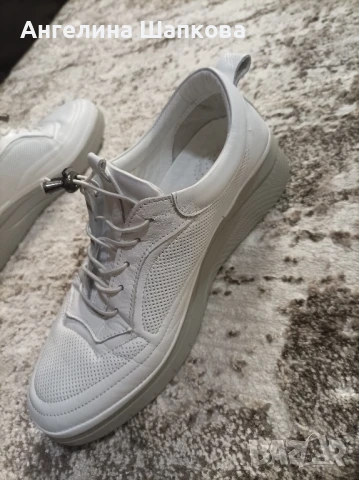 Дамски спортни обувки от естествена кожа, снимка 4 - Дамски ежедневни обувки - 51207805