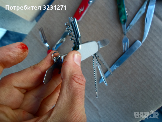 Лот 7броя Винтидж Сгъваеми Джобни Ножове, снимка 4 - Антикварни и старинни предмети - 36183231