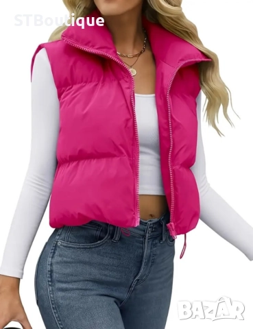 🖤🤍 ЕЛЕГАНТЕН ДАМСКИ ЕЛЕК –🌈 в 10-Цвята 🌈 | STBoutique 🤍🖤, снимка 5 - Елеци - 52332521