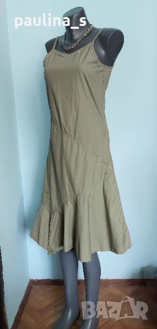 Четири различни броя / Памучна зелена рокля "S'Oliver", "H&M", " GanJana" , снимка 4 - Рокли - 14642612