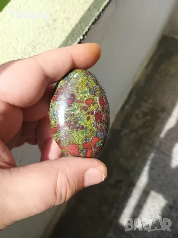 Камък драконова кръв, снимка 4 - Колиета, медальони, синджири - 50372743