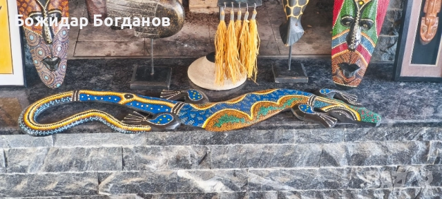 Декорация за дом маски туземец жираф гущер, снимка 5 - Декорация за дома - 52720311