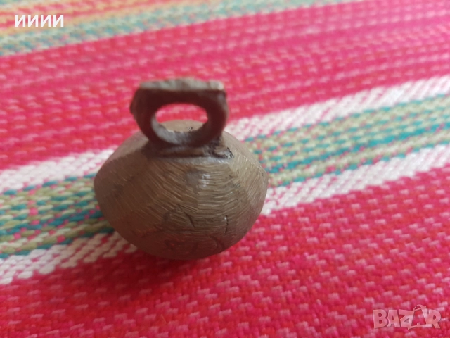 Бронзова хлопка звънец орехче 6