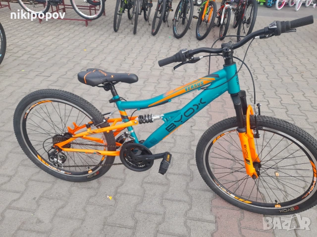 BYOX Велосипед 24" VERSUS тюркуаз, снимка 8 - Велосипеди - 53848929