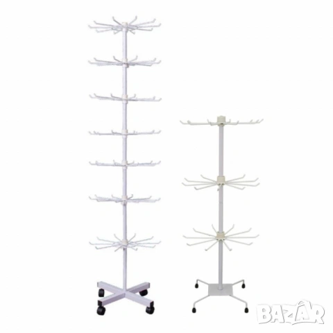 Метален въртящ се стелаж 