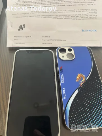 Айфон 14,128 ГБ,син на цвят,нов., снимка 4 - Apple iPhone - 55622978