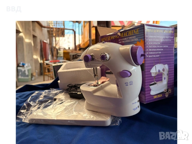 Малка електрическа шевна машина, снимка 5 - Други машини и части - 53399285