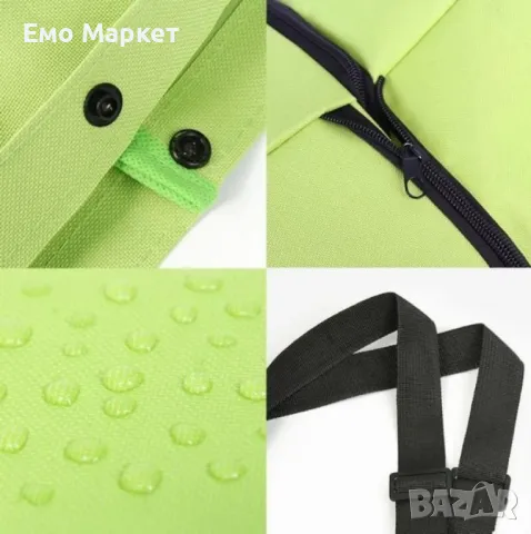 Мултифункционална сгъваема пазарска чанта с механизъм на колела, снимка 5 - Други стоки за дома - 49094545