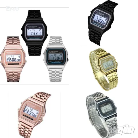 Дамски ръчен електронен часовник с LED дисплей WW24