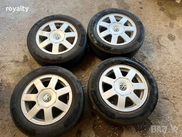 5х112 15 Джанти VW Golf Passat Caddy Touran 5x112 Фолксваген Голф Кади Тоуран, снимка 5 - Аксесоари и консумативи - 51610096