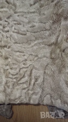 Кафяво палто естествен  косъм L, снимка 13 - Палта, манта - 47471435