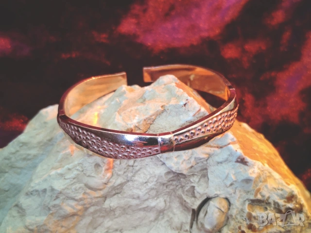 Медна терапевтична гривна 22, снимка 2 - Гривни - 53686426