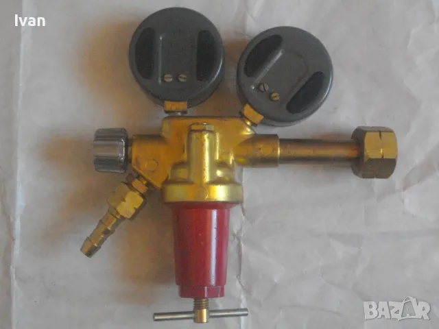 Нов РЕДУЦИР ВЕНТИЛ ЗА ГАЗ ПРОПАН-БУТАН Промишлен Индустриален Старо немско високо  качество ГДР, снимка 17 - Други инструменти - 47614161
