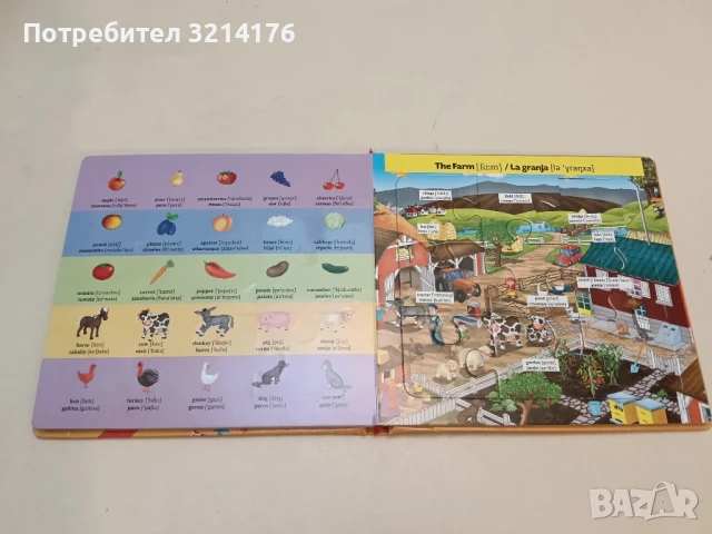 Английско-испански картинен речник с пъзели – Сборник , снимка 3 - Детски книжки - 51275077