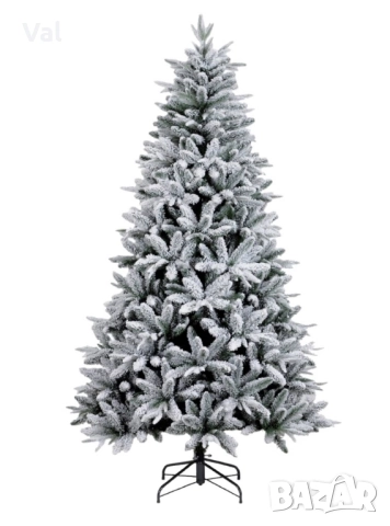 Изкуствена елха Kring Melbourne , цялата заснежена с метална стойка, снимка 8 - Декорация за дома - 52516572