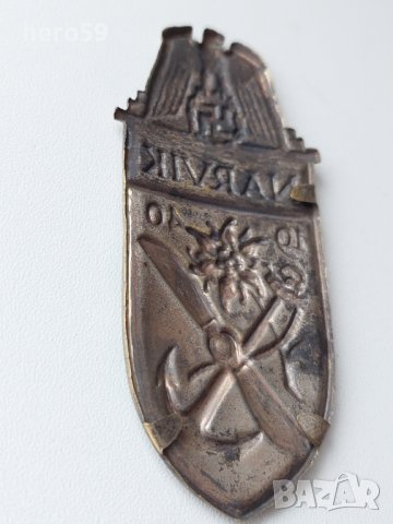 WW2-знак,немско военно отличие на морски войски, снимка 4 - Антикварни и старинни предмети - 41745330