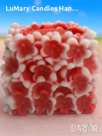 Свещ “ Цветчета”, снимка 4 - Декорация за дома - 53224797