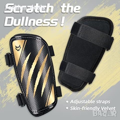 Нови Детски футболни подложки за подбедрици за футбол/Устойчиви леки Момчета, снимка 6 - Футбол - 41584439