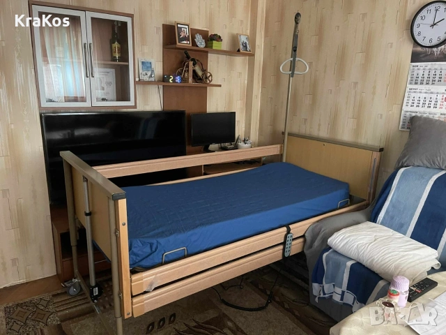 Ново болнично легло с дистанционно управление , снимка 3 - Антидекубитални дюшеци - 53754998