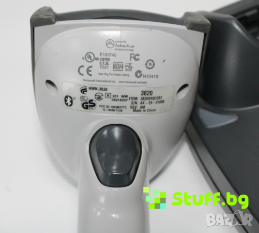 Honeywell 3820 Bluetooth Barcode Scanner, снимка 4 - Принтери, копири, скенери - 42849471