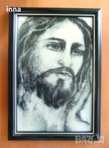 Исус Христос - впечатляваща картина от текстил