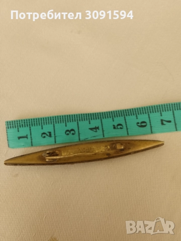 Автентична старинна брошка, която е ръчно изработена от цветно Венецианско стъкло - Венецианска моза, снимка 9 - Антикварни и старинни предмети - 51769548