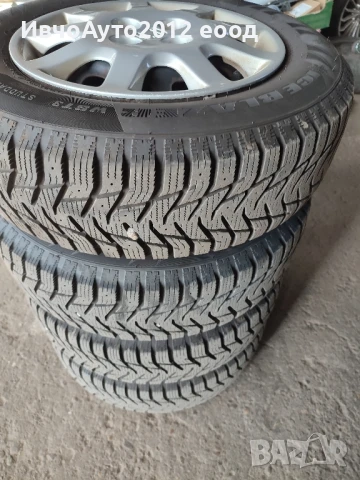 зимен комплект гуми с джанти honda jazz civic, снимка 6 - Гуми и джанти - 50917126