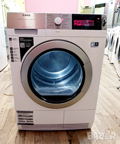 Кондензна сушилня с термопомпа  AEG  ABSOLUTE CARE SYSTEM - 8 кг, снимка 11 - Сушилни - 53799598