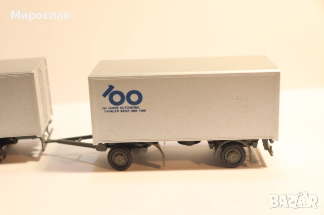 	HERPA 1:87 H0 MERCEDES BENZ 814  КАМИОН МОДЕЛ, снимка 3 - Колекции - 52342562
