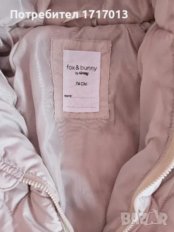 Преходно яке, размер 74, снимка 3 - Бебешки якета и елеци - 49298397